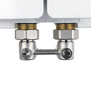 Узел нижнего подключения угловой STOUT - 3/4' (для двухтрубной системы)