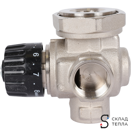 Насосно-смесительный узел STOUT - 1" (с термостатическим клапаном 30-60°C и насосом UPSO 25-65). Вид 8.