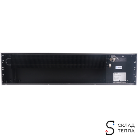STOUT Конвектор внутрипольный SCN 110.240.1000 (Решётка роликовая, анодированный алюминий). Вид 8.
