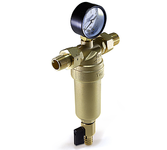 Фильтр с манометром 3/4' (для горячей воды)