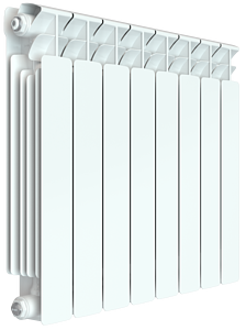 Радиатор биметаллический Rifar Base 500 - 8 секций