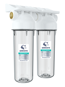 Колба для фильтра Unicorn 10'- 1/2' (двойная, картриджи формата SlimLine) 