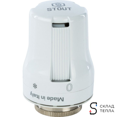 Головка термостатическая жидкостная STOUT - 3015 (M30x1,5) (2-29°C). Вид 1.