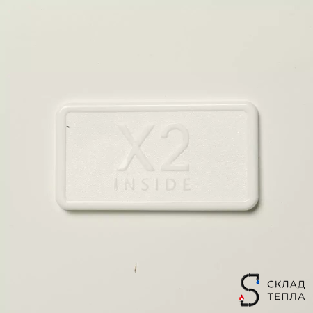 Радиатор стальной KERMI FKO 33 - высота 200 мм, длина 3000 мм с боковым подключением. Вид 11.