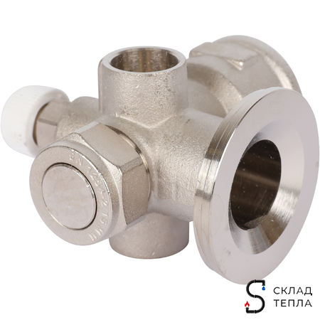 Насосно-смесительный узел STOUT - 1" (с термостатическим клапаном 30-60°C и насосом UPSO 25-65). Вид 20.