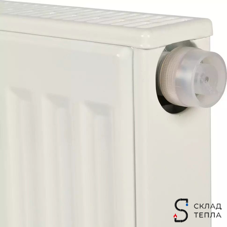 Радиатор стальной KERMI FTV 12 - высота 300 мм, длина 3000 мм с нижним подключением. Вид 8.