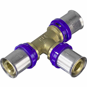 Тройник TIM - 16 (прессовой, для металлопластиковых труб)