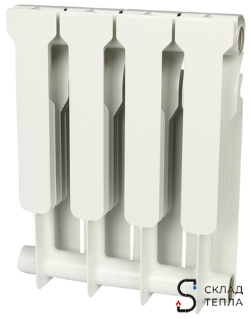 Радиатор биметаллический ROMMER Profi Bm 350 - 4 секции. Вид 3.
