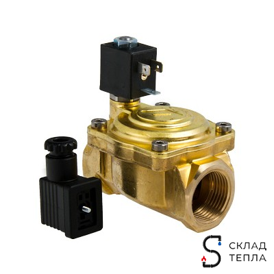 Клапан электромагнитный нормально закрытый 1/2. Вид 1.