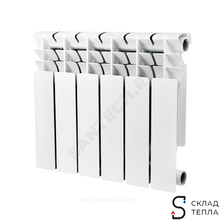 Радиатор алюминиевый Ogint Delta Plus 350 12 секций. Вид 1.