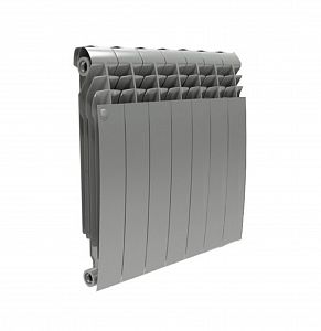 Радиатор биметаллический Royal Thermo BiLiner 500 Silver Satin (Серый) - 7 секций Радиатор биметаллический Royal Thermo BiLiner 500 Silver Satin (Серый) - 7 секций