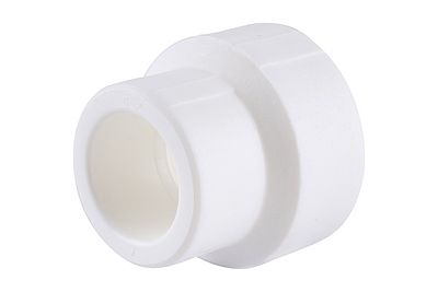 Муфта редукционная VALFEX - 25 x 20 (для полипропиленовых труб под пайку, цвет белый)