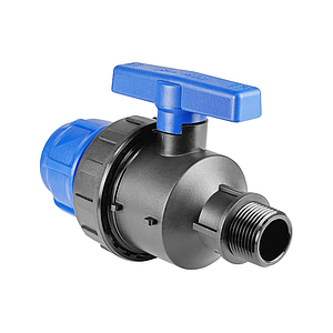 Кран шаровой Valfex - 40х1 1/4' НР (1шт, винтовой, для труб ПНД)