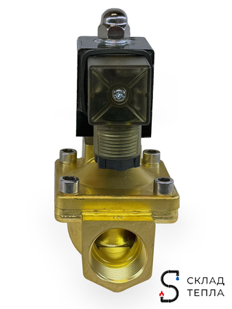 Клапан электромагнитный TIM - 3/4" (PN16, 220В, нормально закрытый). Вид 7.