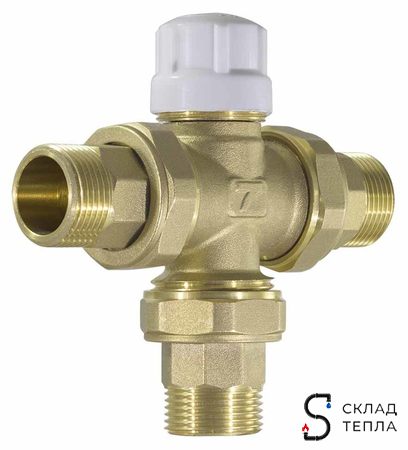 Трехходовой разделительный клапан TIM - 1" (с электроприводом). Вид 4.