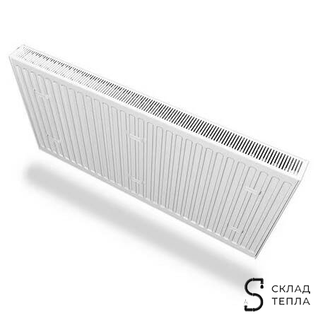 Радиатор панельный ROMMER Compact тип 21 - 300x1800 мм (подкл.боковое). Вид 3.