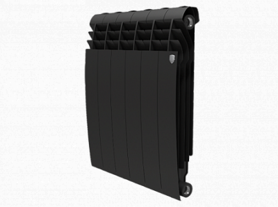 Радиатор биметаллический Royal Thermo BiLiner 350 Noir Sable (Чёрный) - 6 секций Радиатор биметаллический Royal Thermo BiLiner 350 Noir Sable (Чёрный) - 6 секций