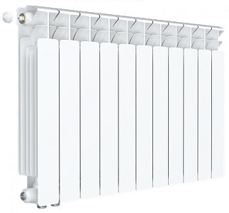 Радиатор биметаллический Rifar Base Ventil 500 - 11 секций (подключение нижнее слева) Радиатор биметаллический Rifar Base Ventil 500 - 11 секций (подключение нижнее слева)