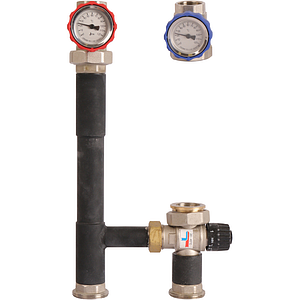 Насосная группа Rommer (без насоса, с термостатическим клапаном t 20-43)