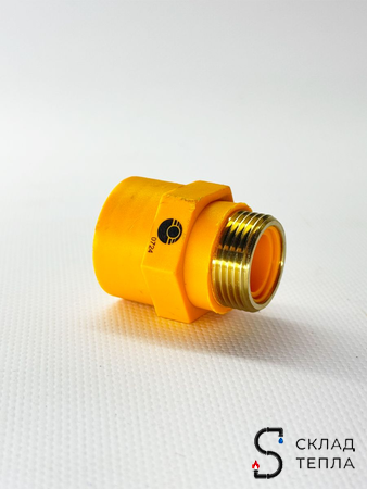 Муфта диэлектрическая Valfex 3/4" ВР/НР. Вид 4.