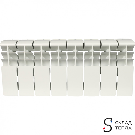 Радиатор алюминиевый ROMMER Plus 200 - 8 секций. Вид 2.