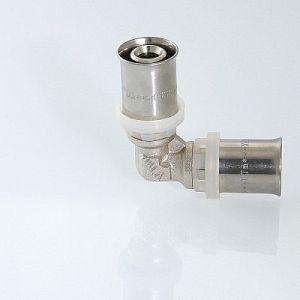 Отвод 90° Valtec - 40 (прессовой, для металлопластиковых труб) Отвод 90° Valtec - 40 (прессовой, для металлопластиковых труб)