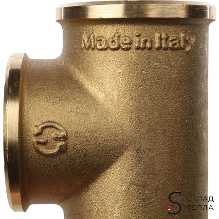 Тройник латунный резьбовой равнопроходный STOUT (ВР) - 2 1/2". Вид 5.