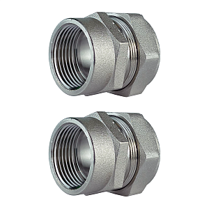 Переход на внутреннюю резьбу TIM 25 х 3/4' для гофрированной трубы (2шт)