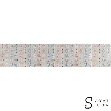 Коллектор регулирующий STOUT- 3/4" (НР/ВР) на 4 контура 3/4" (EK). Вид 11.