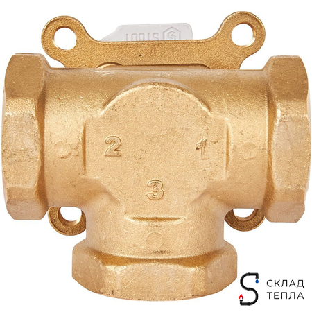 Клапан смесительный трехходовой STOUT - 1". Вид 7.