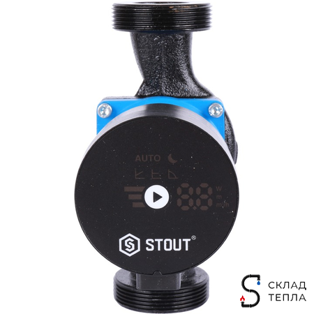 Насос циркуляционный Stout mini pro 32-80. Вид 2.