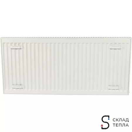 Радиатор стальной KERMI FKO 12 - высота 500 мм, длина 1400 мм с боковым подключением. Вид 4.