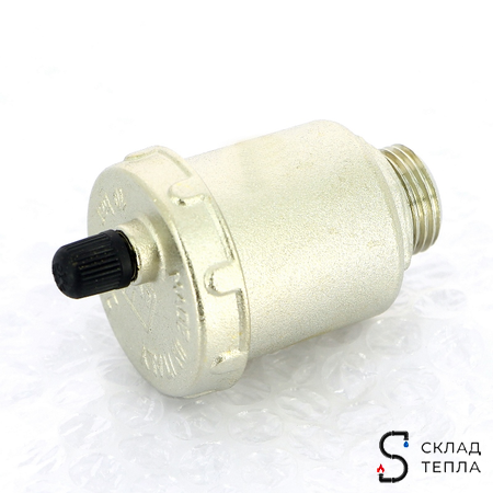 Воздухоотводчик автоматический ITAP 362 - 1/2" (НР, воздухоотвод сверху, цвет никелированный). Вид 3.