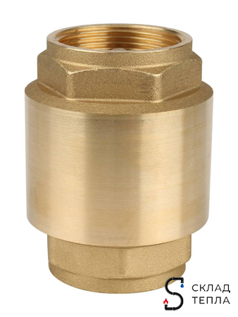 Клапан обратный STOUT - 1 1/2" (ВР/ВР, затвор металлический). Вид 4.