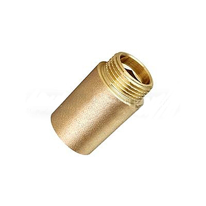 Удлинитель резьбовой TIM - 1' длина 70 мм (НР/ВР, цвет латунный)