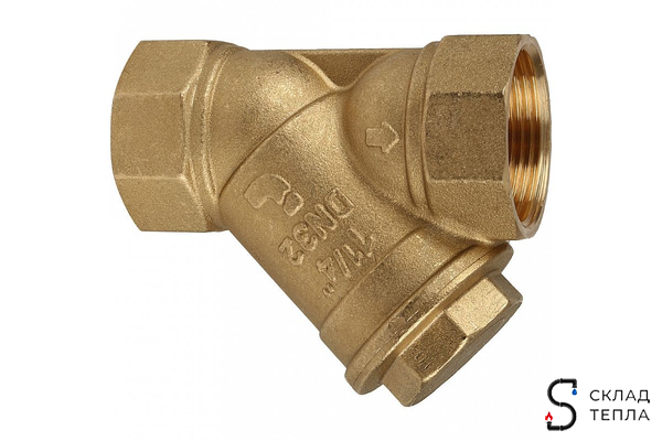 Фильтр грубой очистки ITAP 192 - 1 1/4" (ВР/ВР, сетка 500 мкр.). Вид 2.