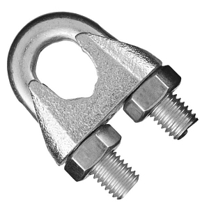 Зажим для троса нержавеющий 3 мм (слоник, 4 шт.) 