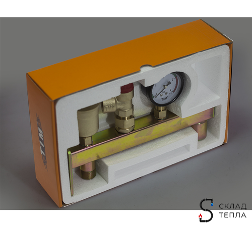 Группа безопасности котла с креплением TIM - 3/4" (до 50 кВт, 3 бар). Вид 6.