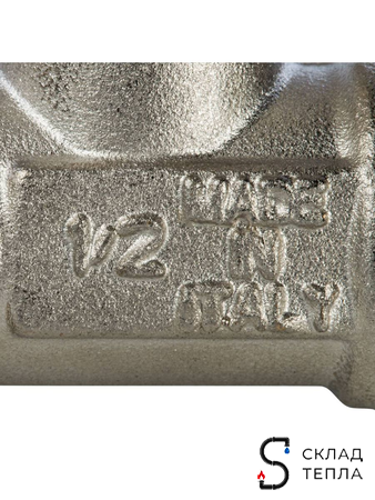 Клапан термостатический прямой STOUT - 1/2" (PN10, Tmax - 120°С). Вид 9.