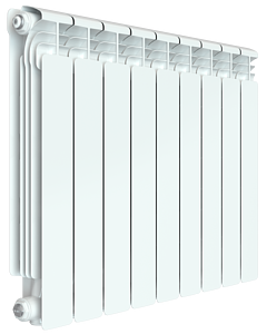 Радиатор алюминиевый Rifar Alum Ventil 500 - 9 секций (подключение нижнее слева)