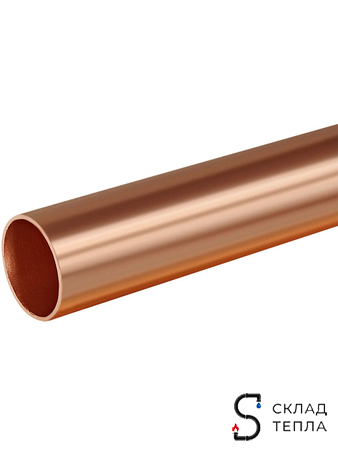 Труба медная неотожженная JINTIAN 15х1мм штанга 1м. Вид 2.