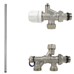 Комплект термостатический для радиатора TIM (ME866/ME877/трубка, 3 комплекта)