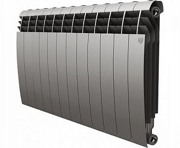 Радиатор алюминиевый Royal Thermo Biliner Alum 500 Silver Satin  - 12 секций Радиатор алюминиевый Royal Thermo Biliner Alum 500 Silver Satin  - 12 секций