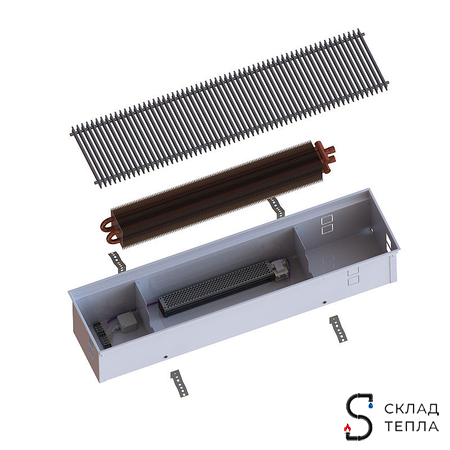 Конвектор внутрипольный Itermic  ITTBZ.090.300.2100 (3869 Вт). Вид 2.