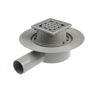 Трап для душевой TIM с горизонтальным выпуском