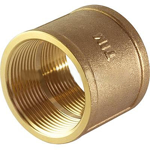 Муфта латунная резьбовая TIM - 3/4' (2шт)
