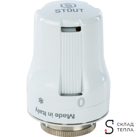 Головка термостатическая жидкостная STOUT - 3015 (M30x1,5) (2-29°C). Вид 1.