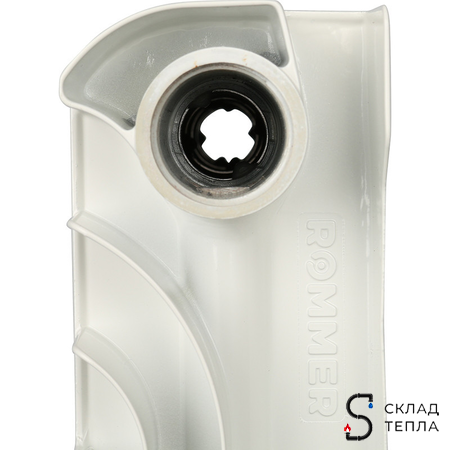 Радиатор алюминиевый ROMMER Profi 350 - 10 секций. Вид 3.