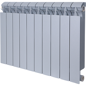 Радиатор биметаллический GLOBAL STYLE PLUS 500 - 12 секций (цвет серый)