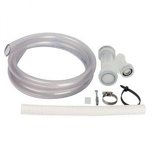 Сифон для отвода конденсата в канализацию для коаксиального дымохода STOUT D60/100 мм (комплект)